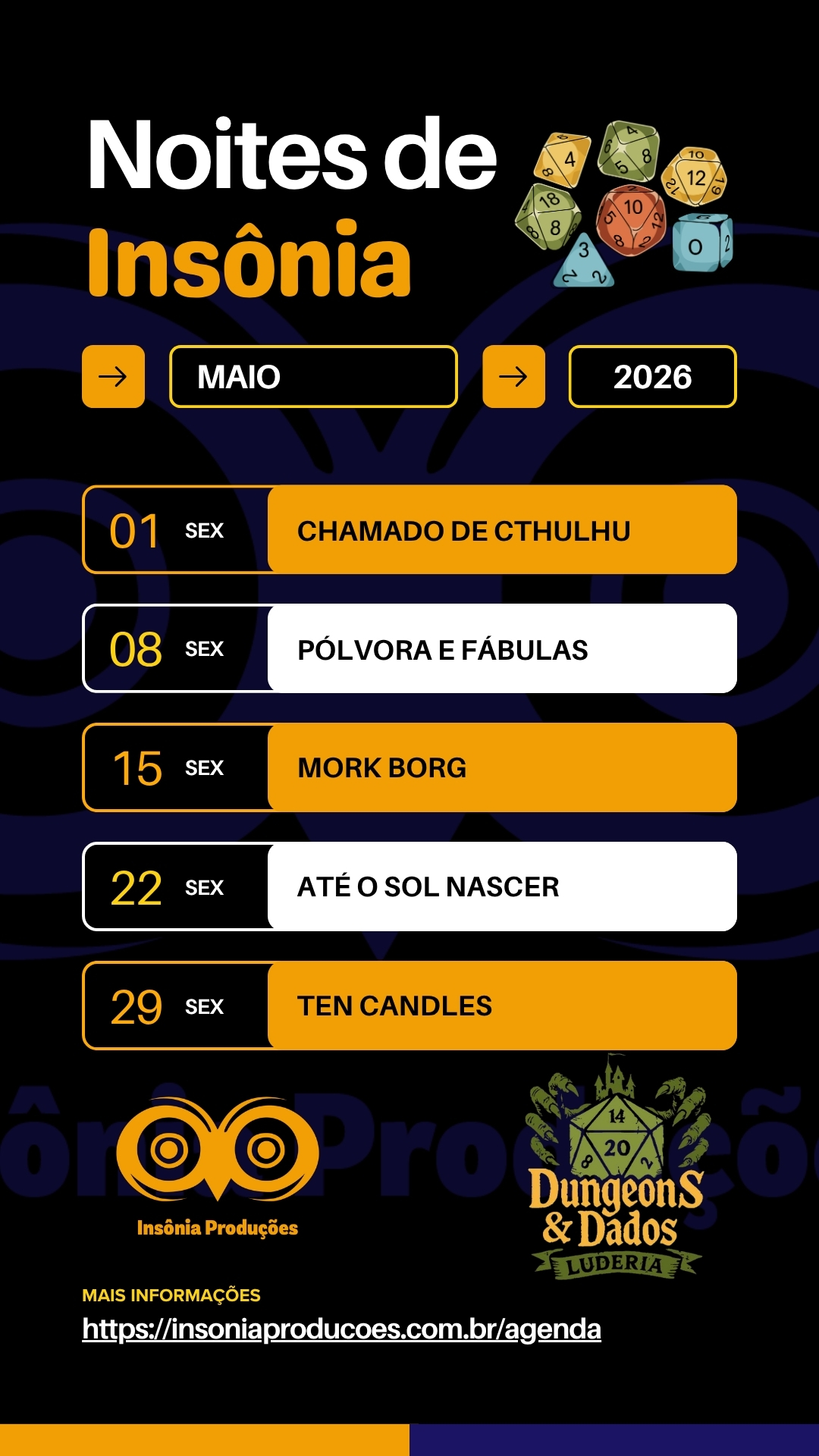 Noites de Insônia | Call Of Cthulhu